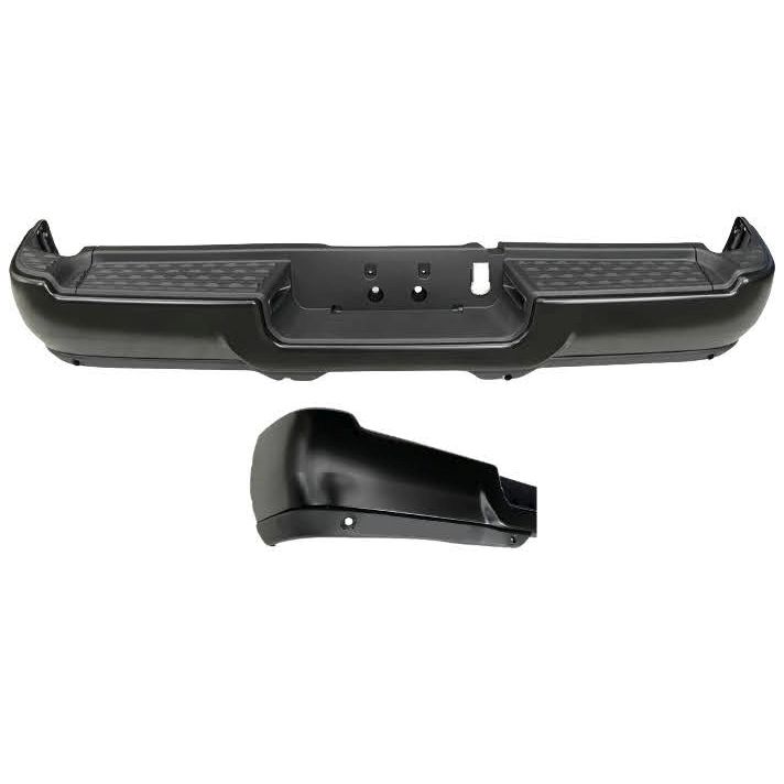 DODGE TRUCKS & VANS DODGE/PU (R2500/3500) REAR STEP BMP ASSY BLACK (W/SENSOR) OEM#68576320AA-PFM 2019-2024 PL#CH1103172