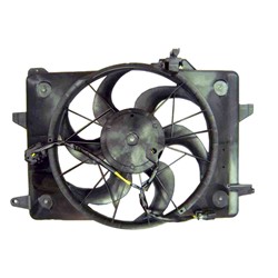 MERCURY GRAND MARQUIS RADIATOR & A/C FAN ASSEMBLY (FROM 4-8-00)(SINGLE FAN) OEM#1W1Z8C607AA 2000-2002 PL#FO3115121