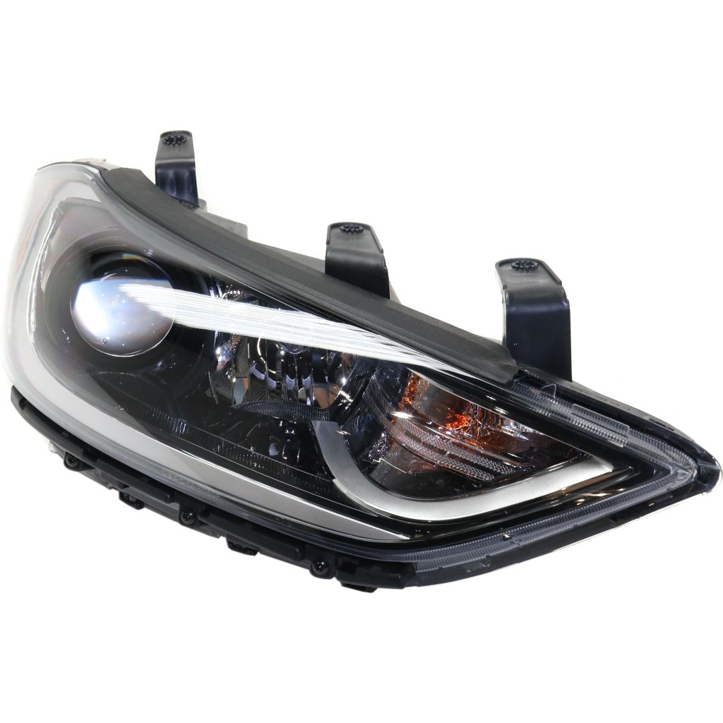 HYUNDAI ELANTRA SEDAN HEAD LAMP ASSEMBLY RIGHT (Passenger Side) (HALGEN)(W/LED DRL IN BMP)(USA)(EXC SPORT MDL) OEM#92102F3010 2017-2018 PL#HY2503210