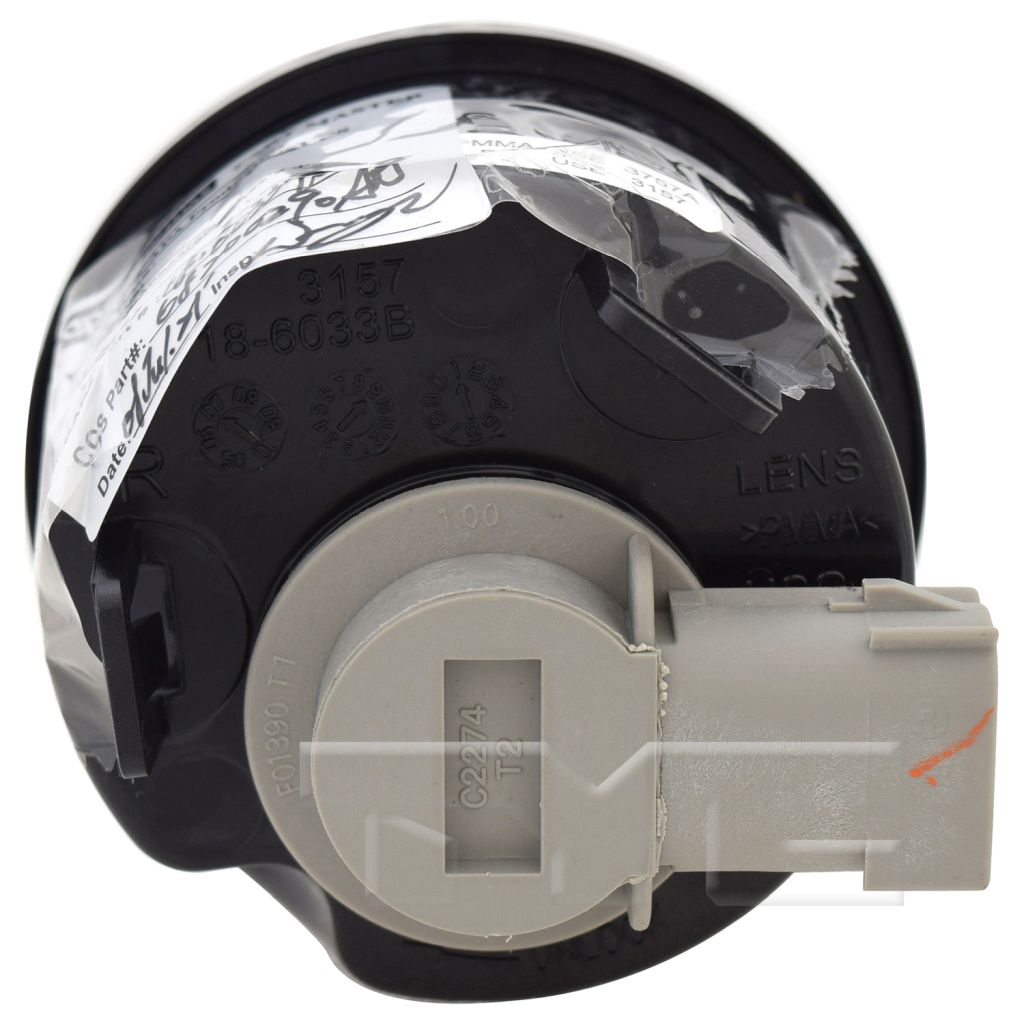 JEEPVEHICLE WRANGLER (JK) PARK/SIGNAL LAMP RIGHT (Passenger Side) (BELOW HEAD LAMP) OEM#68200290AA 2014-2018 PL#CH2527103