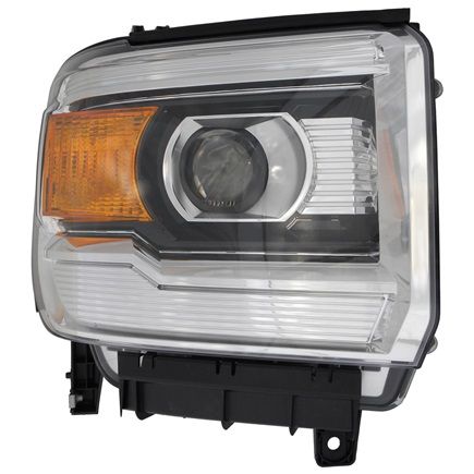 GM TRUCKS & VANS SIERRA/PU 1500 (19 OLD STYLE) HEAD LAMP ASSY RIGHT (Passenger Side) (HALOGEN WO/LED) OEM#84144050 2014-2015 PL#GM2503394