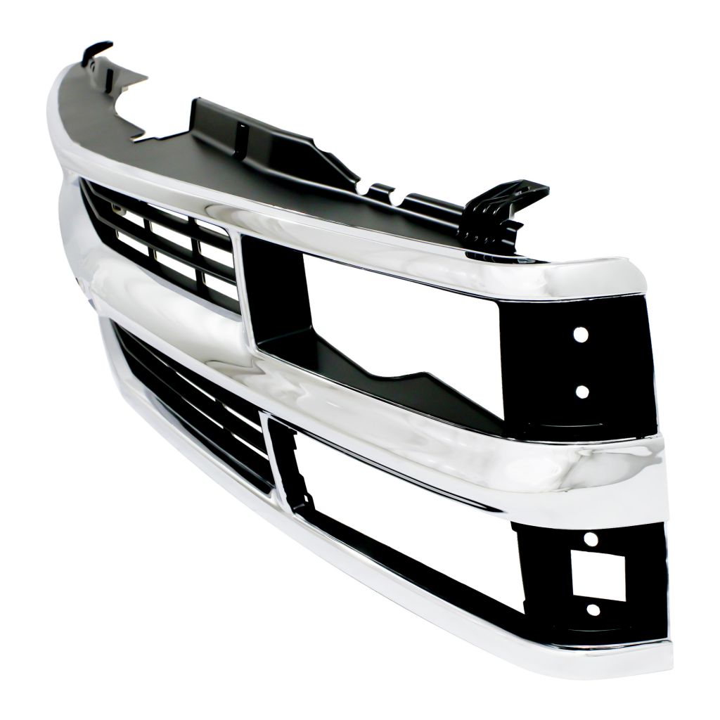 GM TRUCKS & VANS TAHOE (CHEVY) (HEAD/LAMP & C/L 2pcs Design ) GRILLE CHROME (COMP HEAD/LAMP) (CHEVY) OEM#15981106 1995-2000 PL#GM1200238