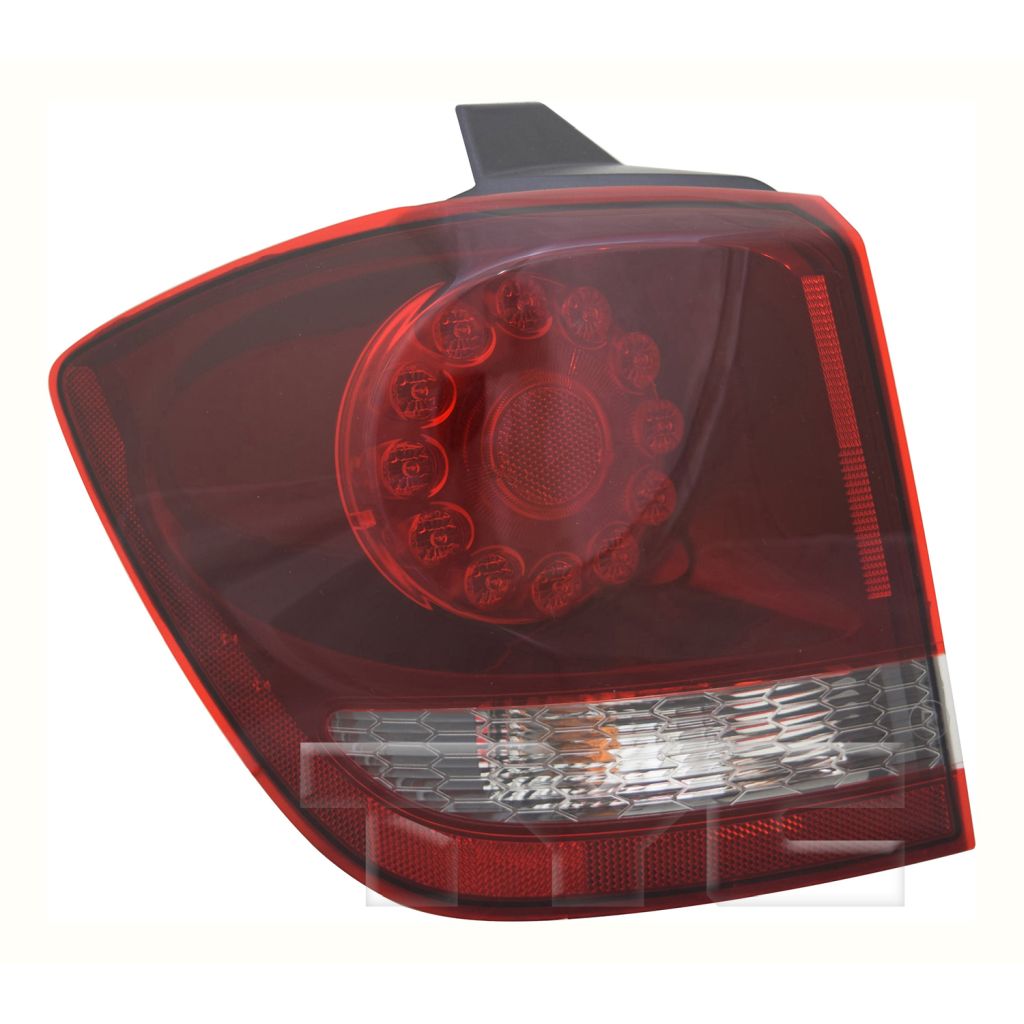 DODGE JOURNEY TAIL LAMP ASSY LEFT (Driver Side) (OUTER)(LED)(W/BLACK TRIM)**CAPA** OEM#68227133AA 2009-2020 PL#CH2804114C
