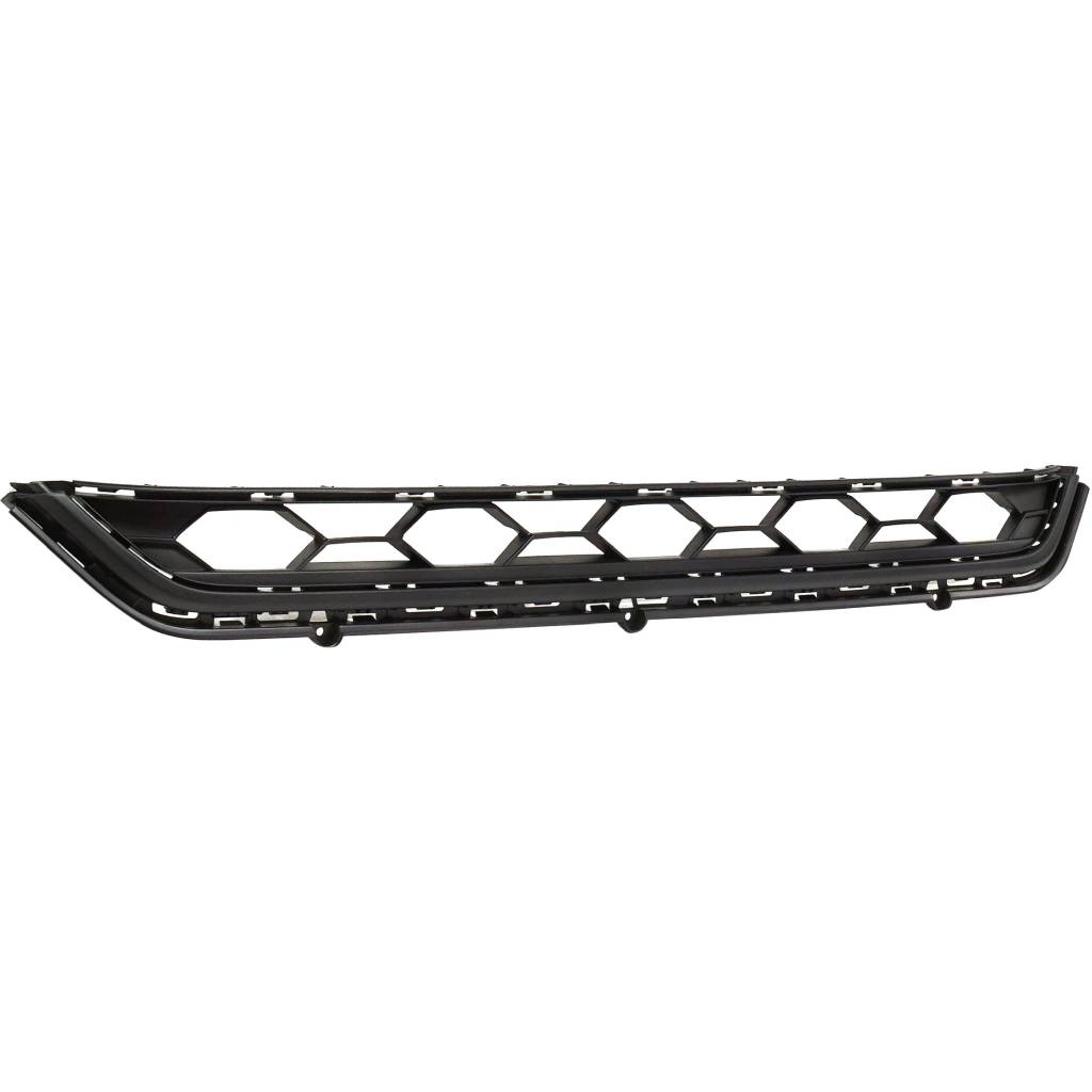 VOLKSWAGEN TIGUAN FRONT BUMPER GRILLE CENTER TXT-BLACK (WO/SENSOR)(WO/CAMERA)(EXC R-LINE) OEM#5NN853677E9B9 2018-2021 PL#VW1036143