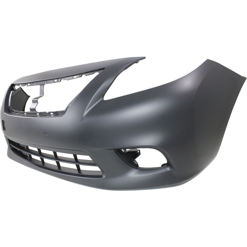 NISSAN(DATSUN) VERSA SEDAN FRONT BUMPER COVER PRIMED (W/CVT) OEM#FBM229KA0J 2013-2014 PL#NI1000291