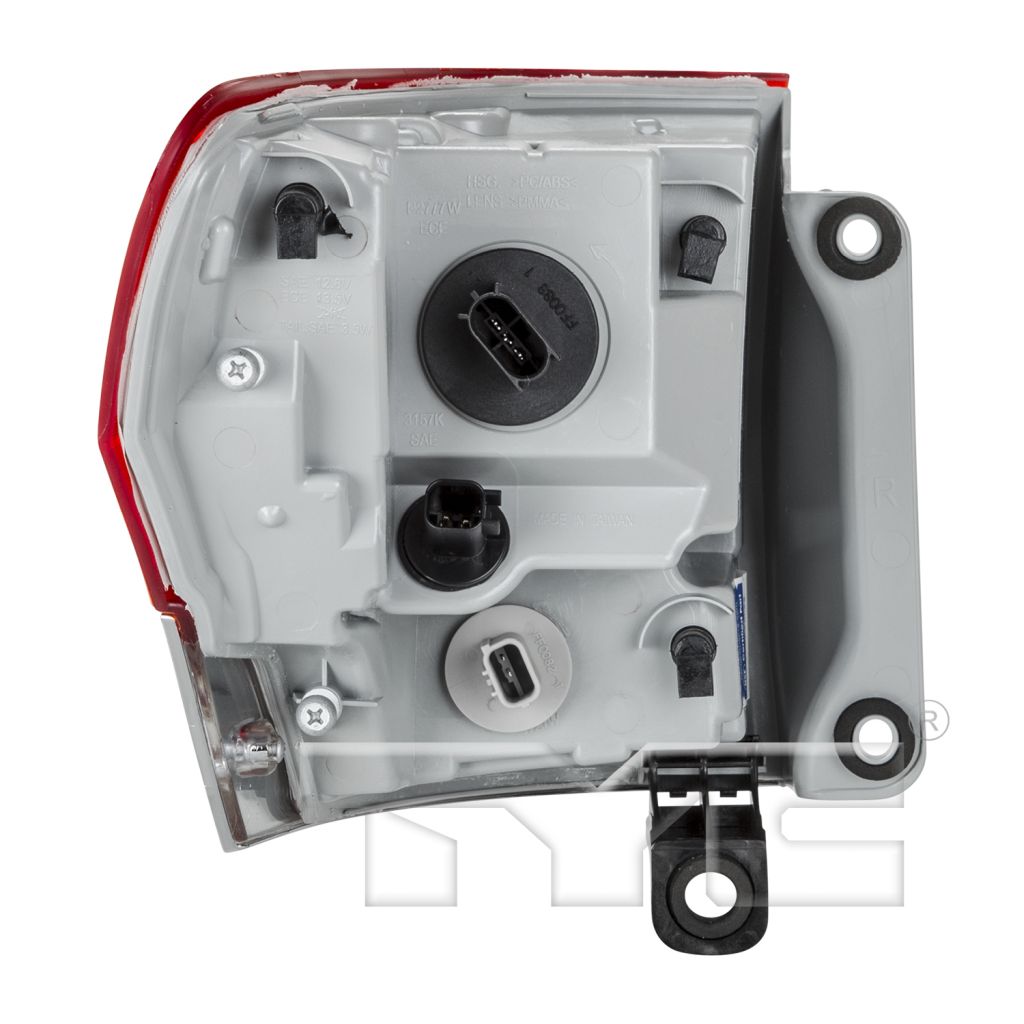 JEEP GRAND CHEROKEE TAIL LAMP ASSEMBLY RIGHT (Passenger Side) CHROME INSERT **CAPA** OEM#68110016AF 2014-2021 PL#CH2805106C