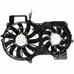 AUDI A6 SEDAN /WAGON RADIATOR & A/C FAN ASSEMBLY 3.0/3.2L (WO/MODULE) OEM#4F0121207A-PFM 2005-2011 PL#AU3115109