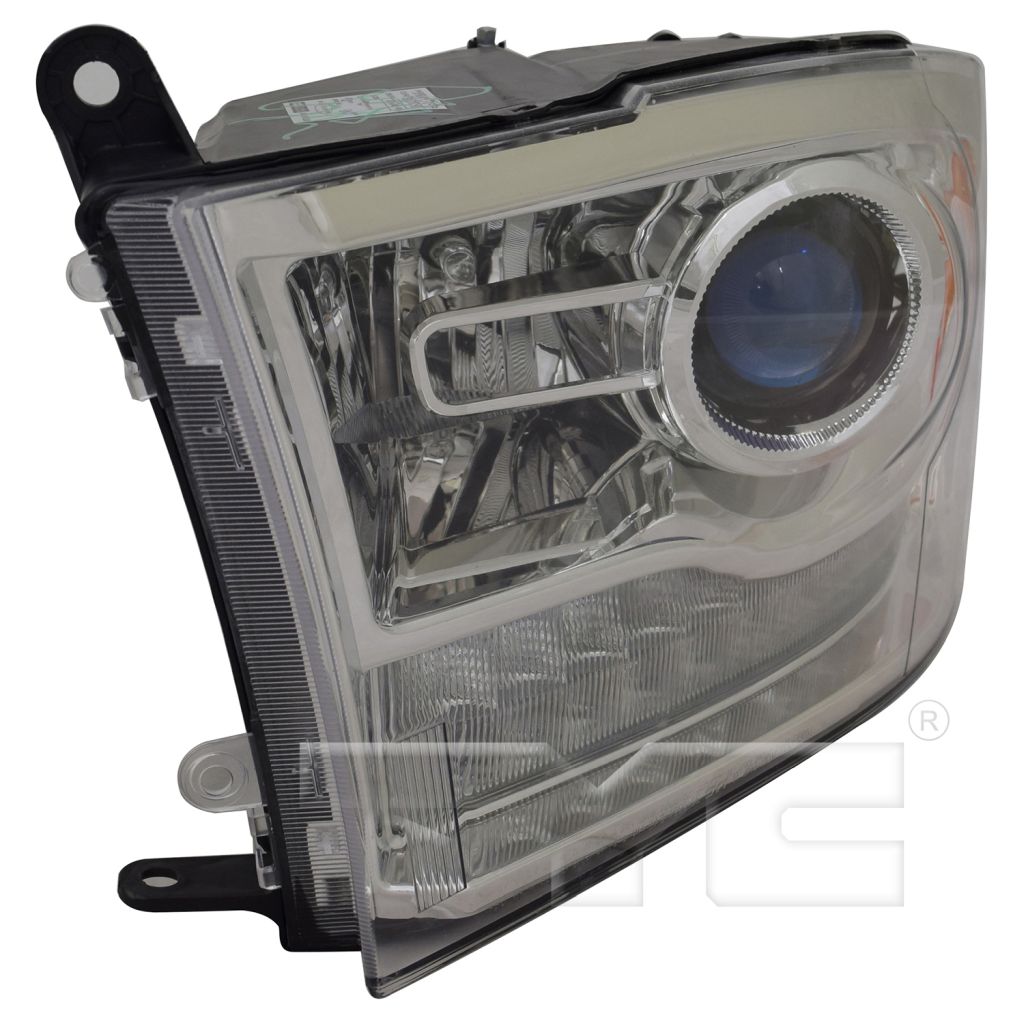 DODGE TRUCKS & VANS DODGE/PU (R1500) HEAD LAMP LEFT (Driver Side) (W/PROJECTOR)(CHR BEZEL)**CAPA** OEM#68093217AD 2013-2015 PL#CH2502244C