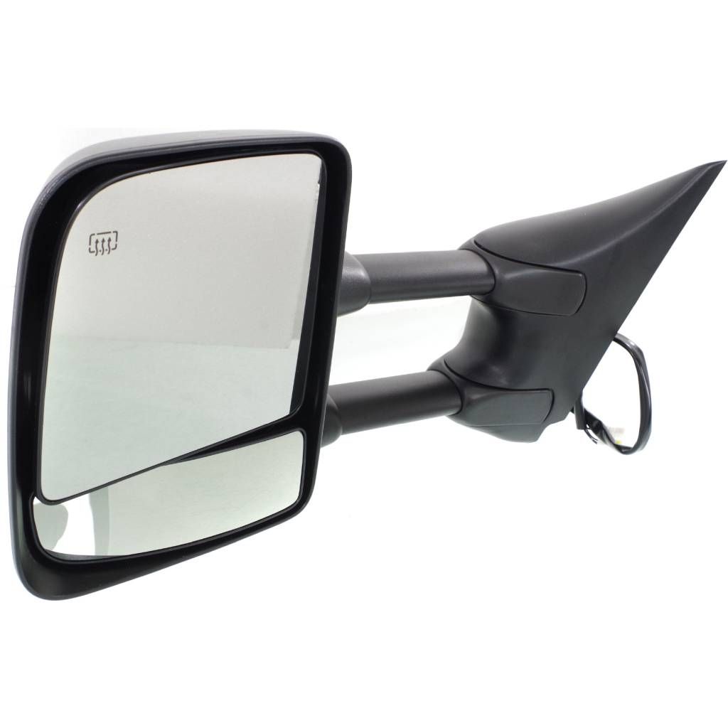 NISSAN TITAN DOOR MIRROR LEFT (Driver Side) PWR/HTD (CHROME CVR)(W/DUAL ARM)(SE) OEM#96302ZR10E 2004-2005 PL#NI1320202