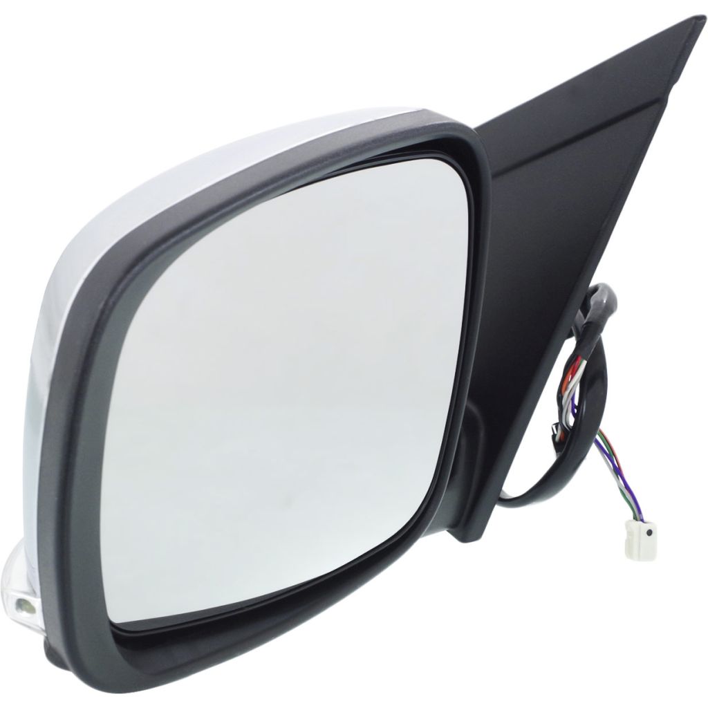 CHRYSLER TOWN & COUNTRY DOOR MIRROR LEFT (Driver Side) PWR/HTDSIGNAL/MEMORT/M-FOLD (WO/DIM)(CHROME CVR)(10H7P) OEM#5113325AA 2008-2010 PL#CH1320383