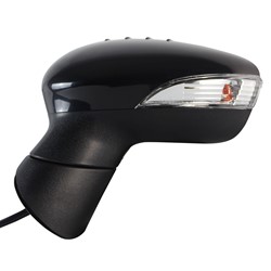 FORD FIESTA/SEDAN DOOR MIRROR LEFT (Driver Side) PWR/HTD/SIGNAL (W/SPOTTER GLASS)(TO 1-12-11)(PTM) OEM#BE8Z17683DG-PFM 2011 PL#FO1320457