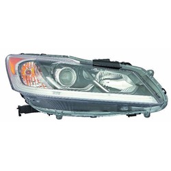 HONDA ACCORD SEDAN HEAD LAMP ASSEMBLY RIGHT (Passenger Side) (HALOGEN)(WO/LED DRL) LX **CAPA** OEM#33100T2AA61 2016-2017 PL#HO2503168C