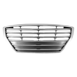 HYUNDAI GENESIS SEDAN GRILLE SILVER/SATIN-CHROME (WO/AUTO CRUISE) **CAPA** OEM#86350B1040 2015-2016 PL#HY1200191C