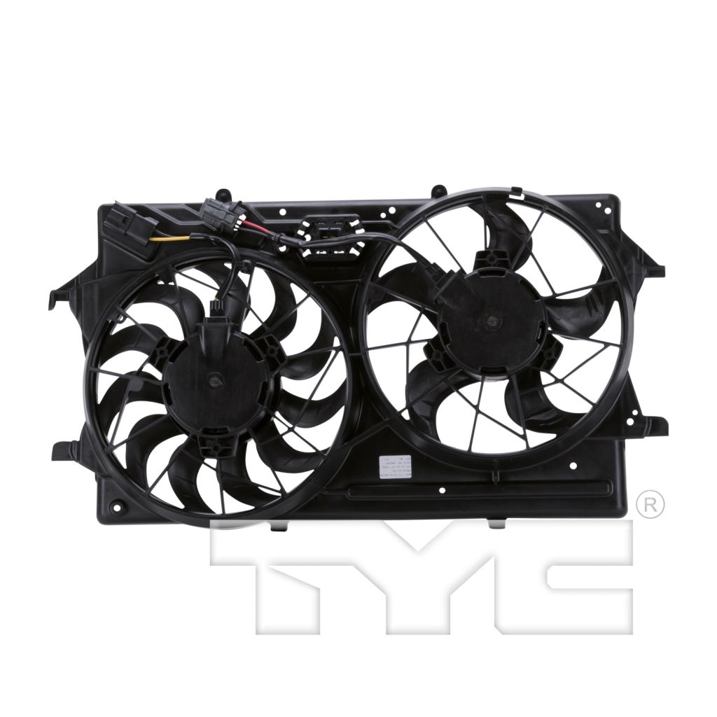 FORD FOCUS RADIATOR & A/C FAN ASSY (2.0L DOHC W/AC)(DUAL FAN) OEM#3S4Z8C607A 2003-2004 PL#FO3115153