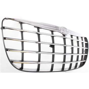 CHRYSLER SEBRING/SEDAN GRILLE CHROME/BLACK OEM#4805892AC 2004-2006 PL#CH1200286