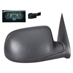 GM TRUCKS & VANS YUKON DENALI/YUKON XL DENALI (GMC) DOOR MIRROR RIGHT (Passenger Side) PWR/HTD/PUDDLE LAMP (TXT CVR) OEM#15179835 2001-2002 PL#GM1321249