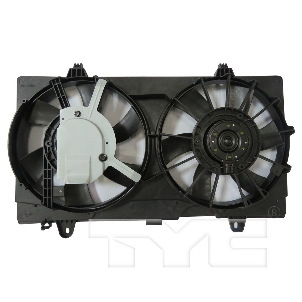 NISSAN(DATSUN) SENTRA RADIATOR & A/C FAN ASSEMBLY (2.0L SR/Special Edition)(2.5L)(DUAL FAN) OEM#21481ET80B 2007-2012 PL#NI3117102