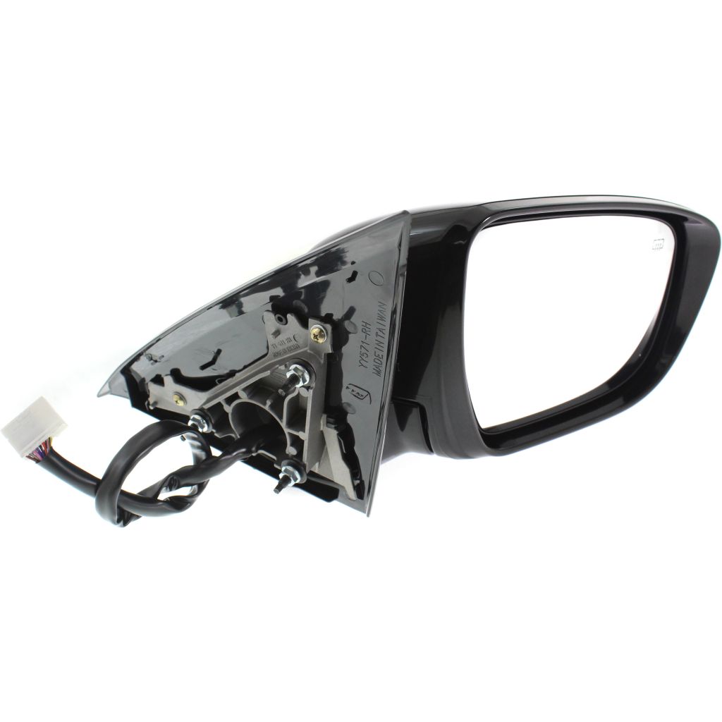 NISSAN(DATSUN) PATHFINDER DOOR MIRROR RIGHT (Passenger Side) POWER/HEATED W/VIEW MONITOR OEM#963019PF9D-PFM 2017 PL#NI1321275