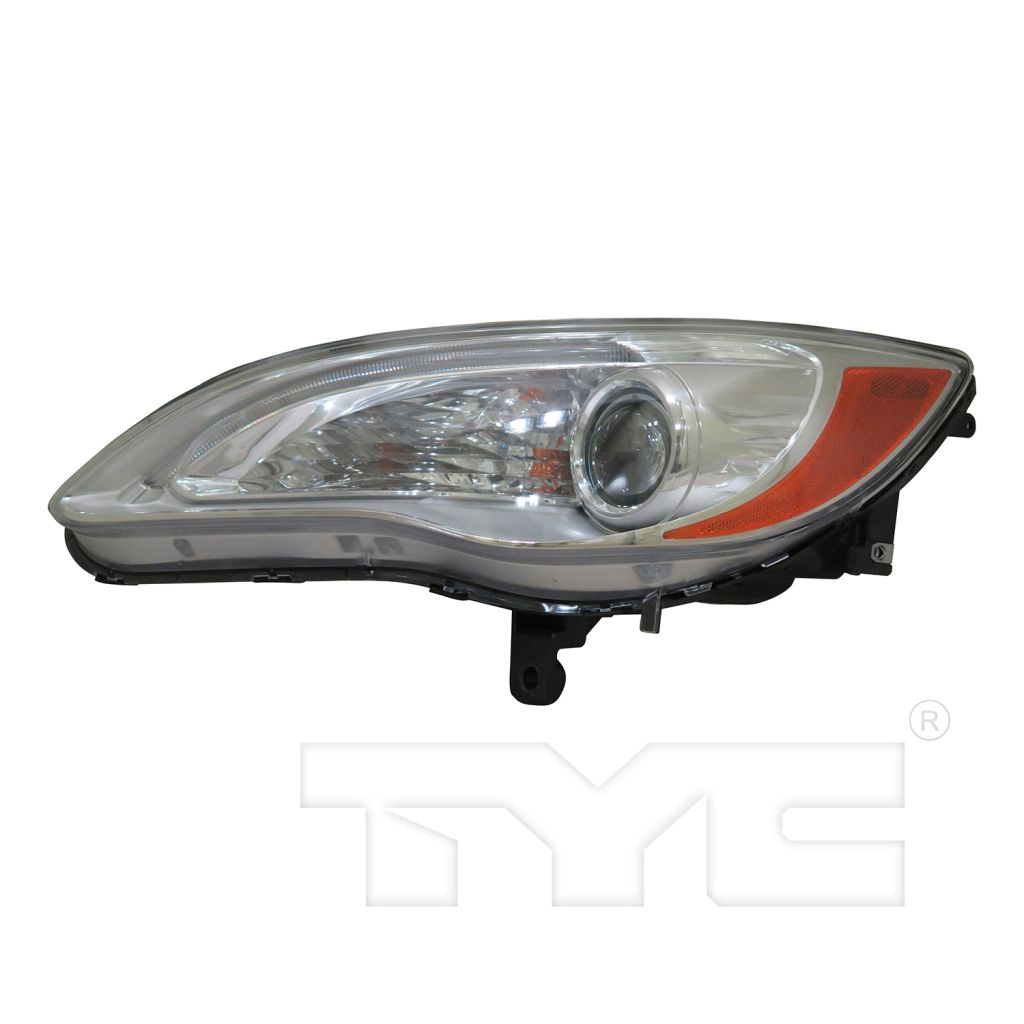 CHRYSLER 200 CONV HEAD LAMP ASSEMBLY LEFT (Driver Side) (CHROME BEZEL) OEM#5182591AC 2011-2014 PL#CH2518140