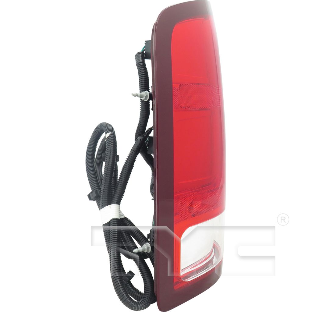 GM TRUCKS & VANS SIERRA/PU 2500/3500 (GMC) TAIL LAMP ASSEMBLY LEFT (Driver Side)(SINGLE REAR WHEEL)(921 BACK UP BULB) **CAPA** OEM#20840273 2010 PL#GM2800250C
