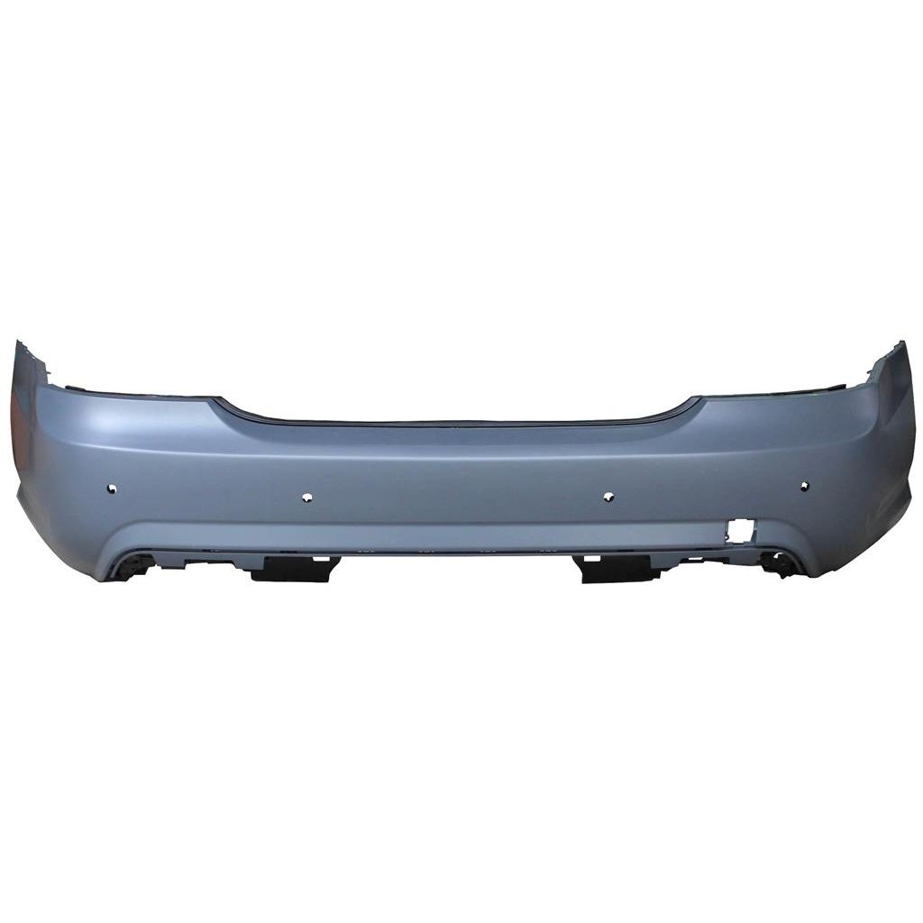 MERCEDES-BENZ S-CLASS SEDAN (221) (EXC S400 HYBRID) REAR BUMPER COVER PRM-GRAY (S550)(W/SPORT)(W/SENSOR) OEM#22188047409999 2012-2013 PL#MB1100297
