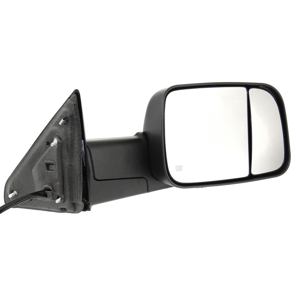 DODGE TRUCKS & VANS DODGE/PU (R1500) DOOR MIRROR RIGHT (Passenger Side) PWR/HTD/SIGNAL/PUDDLE (DUAL GLASS)(TEXT BLK)(W/TOW) OEM#68285864AB 2013-2022 PL#CH1321350