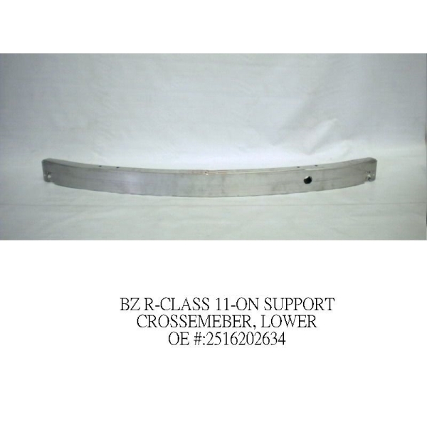 MERCEDES-BENZ R-CLASS (251) FRONT BUMPER REINFORCEMENT (ALUMINUM)(CROSSMEMBER LOWER) OEM#2516202634 2011-2013 PL#MB1006124