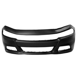 DODGE CHARGER FRONT BUMPER COVER PRIMED (SE/SXT/ R/T / R/T Road&Track/POLICE) **CAPA** OEM#68267765AC 2015-2023 PL#CH1000A24C