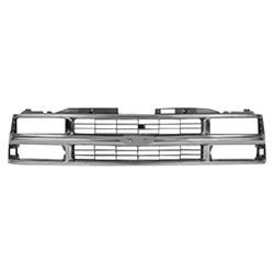 GM TRUCKS & VANS TAHOE (CHEVY) (HEAD/LAMP & C/L 2pcs Design ) GRILLE CHROME (COMP HEAD/LAMP) (CHEVY) OEM#15981106 1995-2000 PL#GM1200238