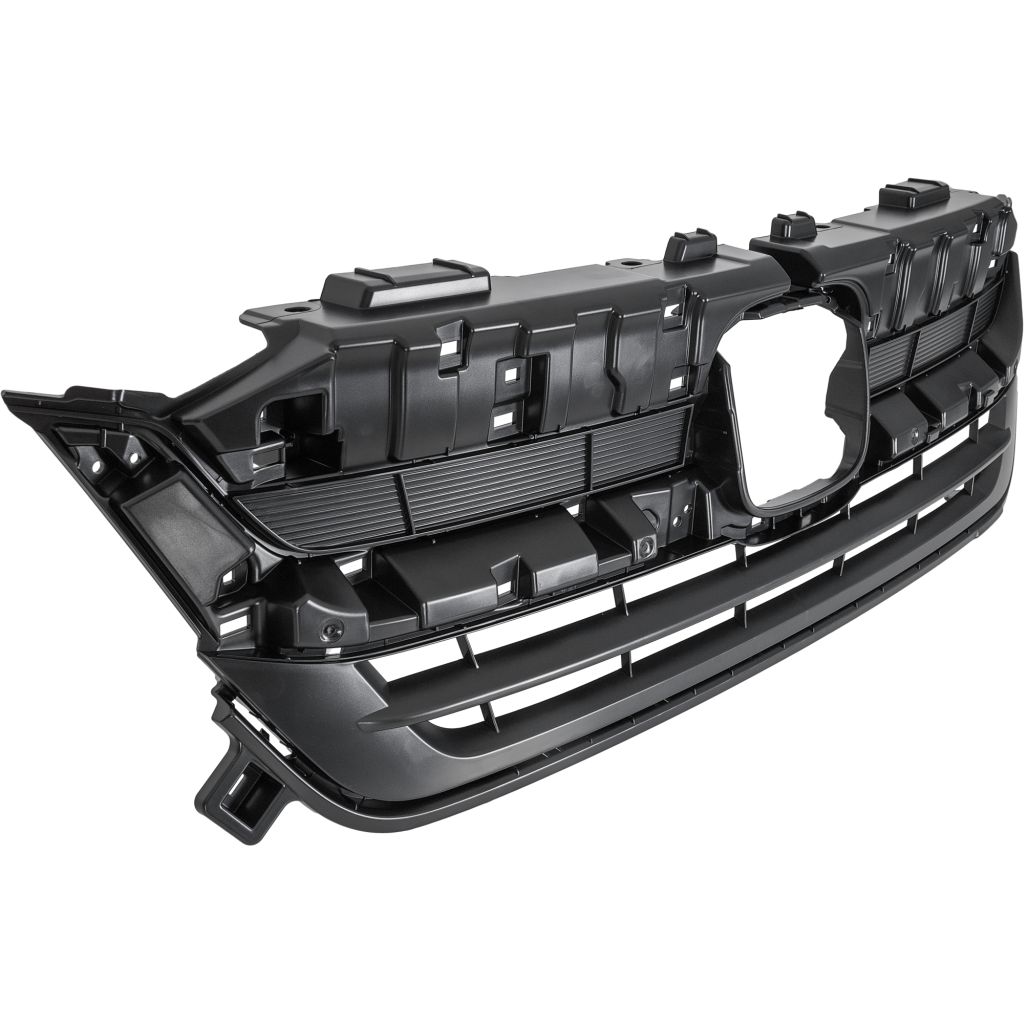 HONDA PILOT GRILLE TXT-BLACK (LX/EX/EX-L)**CAPA** OEM#71121TG7A50 2019-2022 PL#HO1200239C