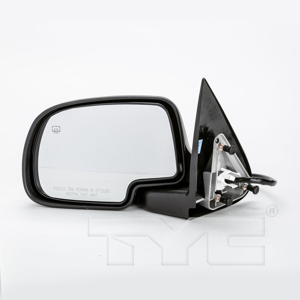 GM TRUCKS & VANS SILVERADO/PU (CHEVY) (07 OLD STYLE) DOOR MIRROR LEFT (Driver Side) POWER/HEATED (W/O LAMP)(CHR CVR) OEM#15179829 1999-2002 PL#GM1320173
