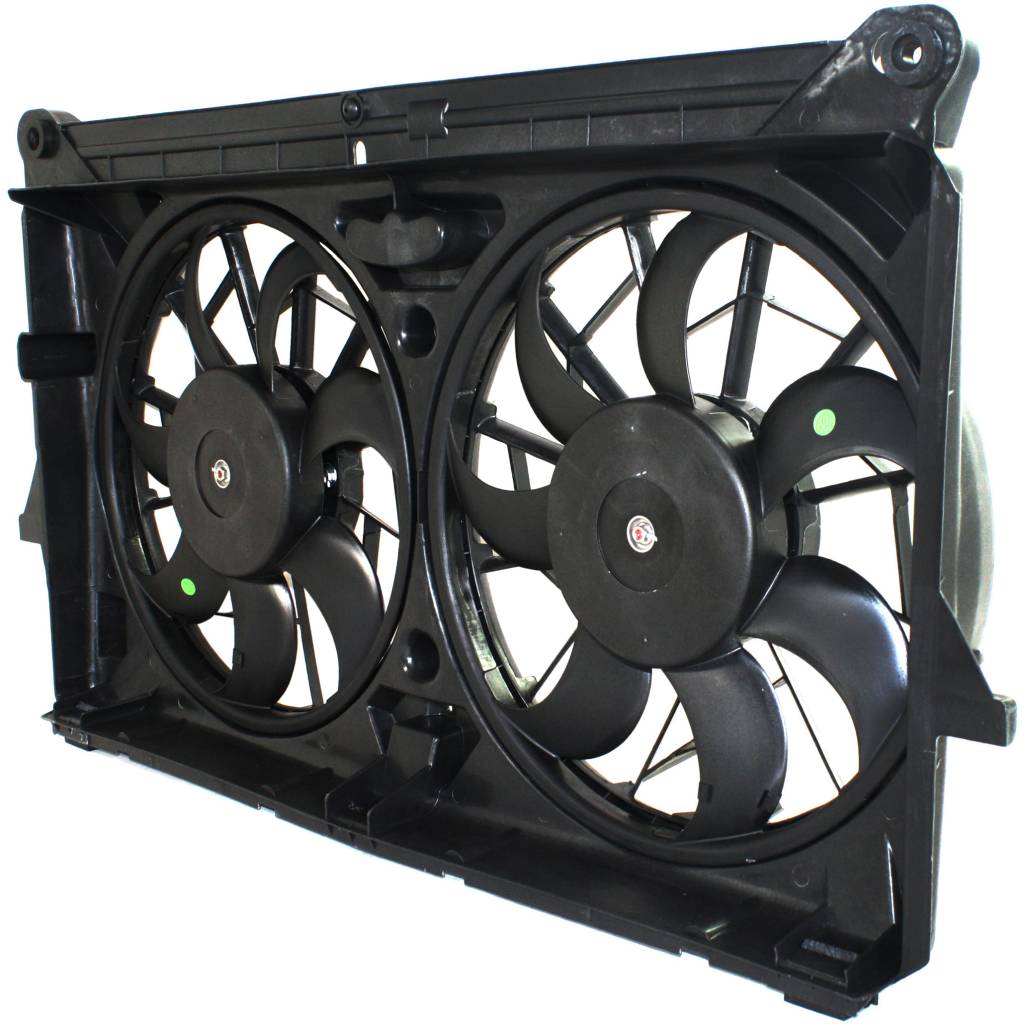 GM TRUCKS & VANS SIERRA/PU 1500 (GMC) RADIATOR & A/C FAN ASSEMBLY (V8)(DUAL FAN)(EXTRA DUTY) OEM#15780789-PFM 2007-2013 PL#GM3115210