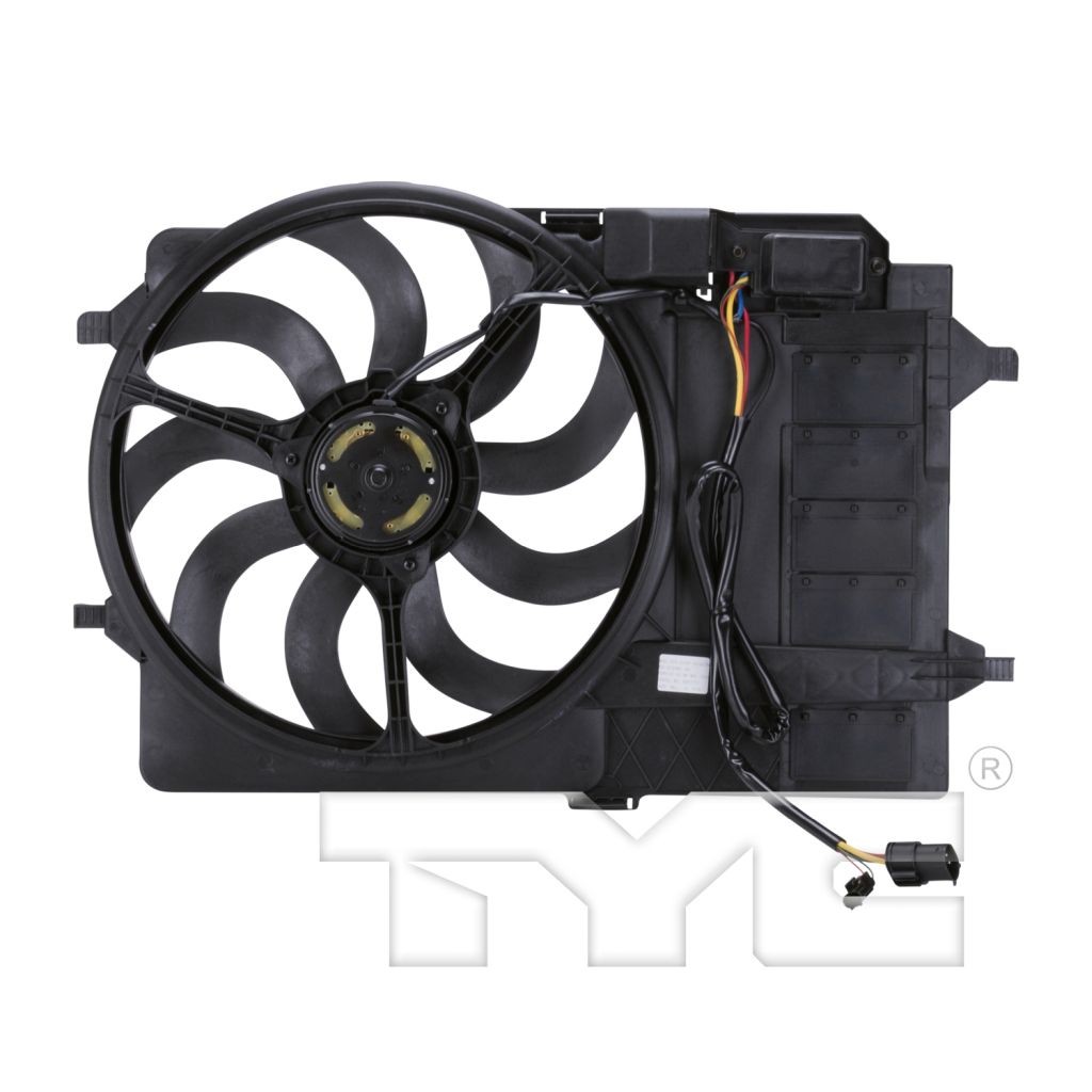 MINI COOPER HATCHBACK RADIATOR & A/C FAN ASSY (SINGLE FAN)(To 3-03) OEM#17101475577 2002-2003 PL#MC3115101