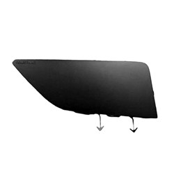 HONDA CIVIC HATCHBACK (EXC TYPE R) FRONT BUMPER INSERT TEXTURED BLACK (RADAR SENSOR COVER)(LH) OEM#71119TGGA00 2017-2019 PL#HO1037104