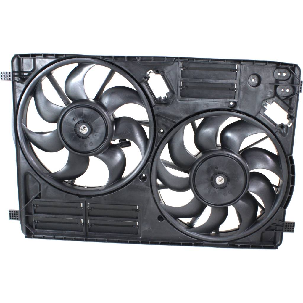 FORD TRUCKS & VANS ESCAPE RADIATOR FAN ASSEMBLY (1.5 TURBO)(2.0 TURBO 17-19) (WO/TOW)(DUAL FAN) OEM#EJ7Z8C607C 2017-2019 PL#FO3115216