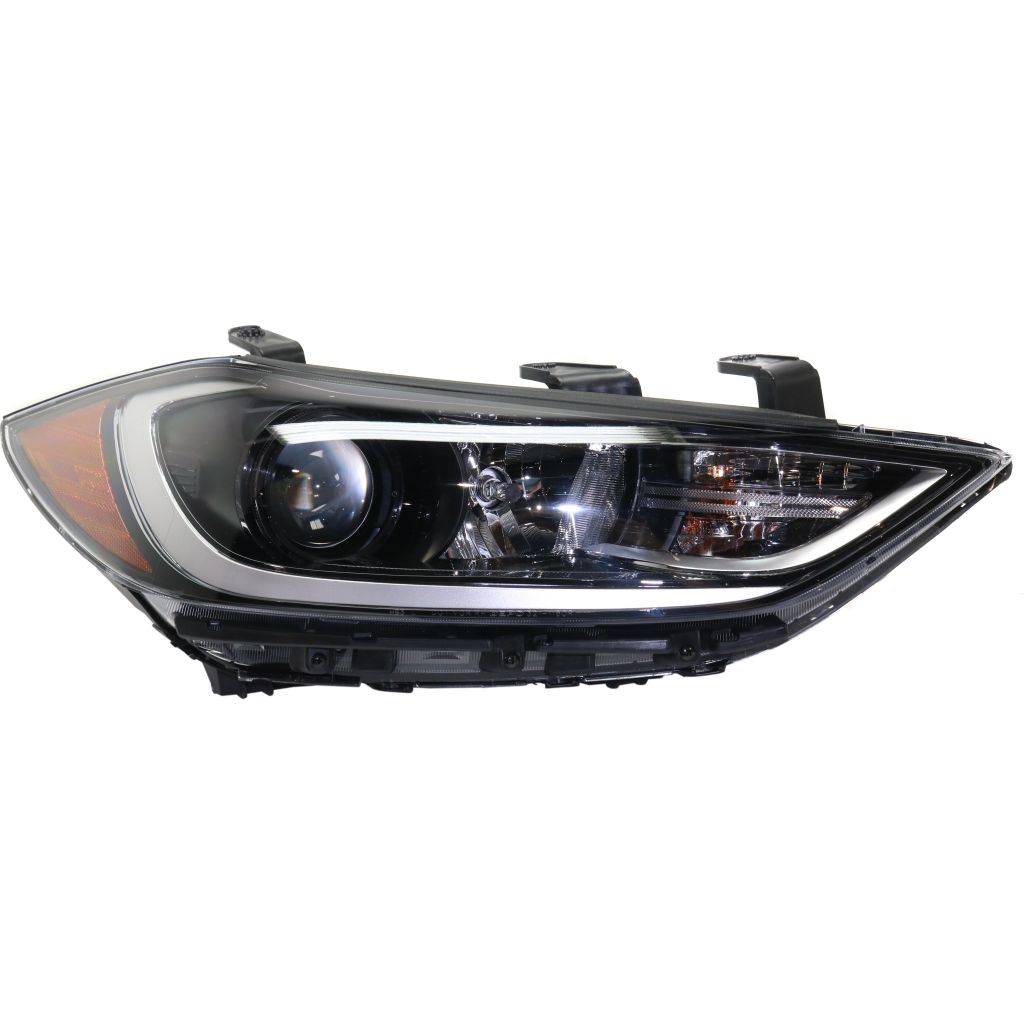 HYUNDAI ELANTRA SEDAN HEAD LAMP ASSEMBLY RIGHT (Passenger Side) (HALGEN)(W/LED DRL IN BMP)(USA)(EXC SPORT MDL) OEM#92102F3010 2017-2018 PL#HY2503210