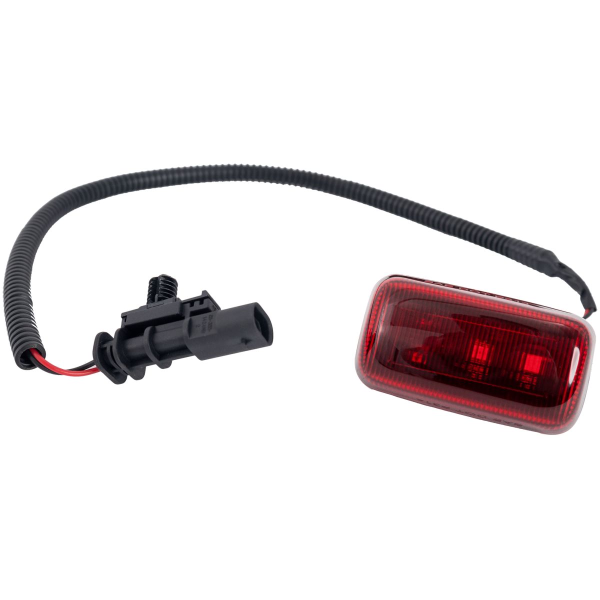 GM TRUCKS & VANS SILVERADO/PU 2500/3500 REAR SIDE MARKER LAMP ASSY RIGHT (Passenger Side)=LEFT (Driver Side) (Driver Side) (RED)(DUAL WHEEL) **CAPA** OEM#84871926 2020-2025 PL#GM2860115C