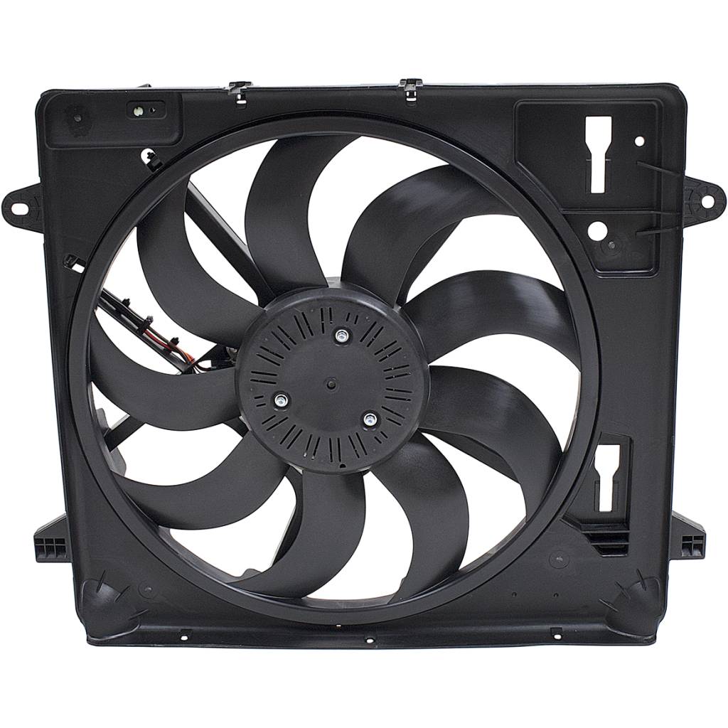 JEEP WRANGLER (JK) RADIATOR & A/C FAN ASSEMBLY 3.6L (SINGLE FAN) OEM#68143894AB 2012-2018 PL#CH3115188