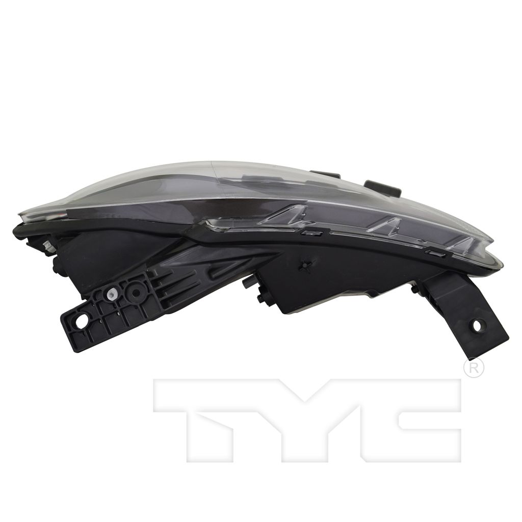 DODGE DART HEAD LAMP ASSEMBLY LEFT (Driver Side) (HALOGEN)(BLK BEZEL) OEM#68085141AL 2013-2015 PL#CH2502240