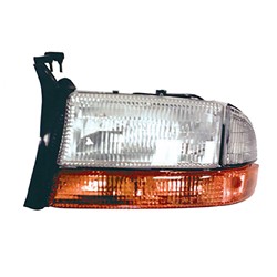 DODGE TRUCKS & VANS DURANGO HEAD/LAMP ASSEMBLY LEFT (Driver Side) (From:8-18-97)(W/P/L & C/L)(W/BKT) OEM#55055111AI 1998-2003 PL#CH2502122