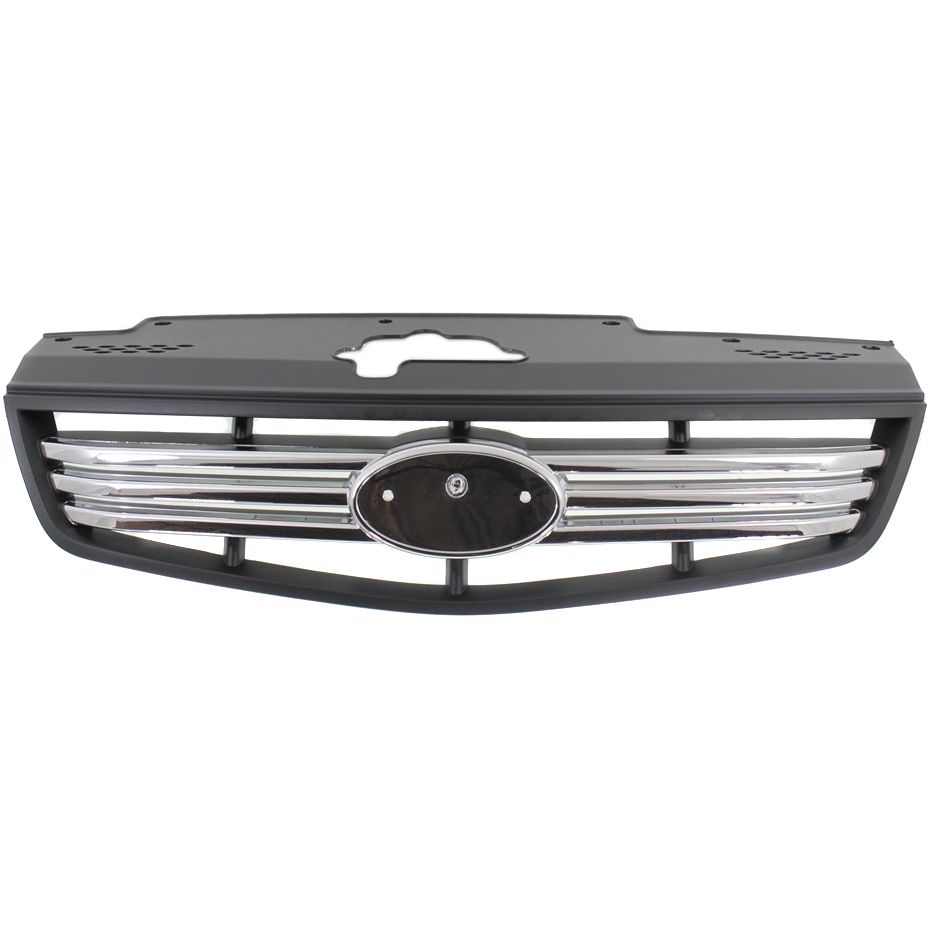 KIA RIO SEDAN GRILLE CHR/BLK (BAR TYPE) **CAPA** OEM#863611G210 2007-2009 PL#KI1200129C