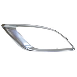 DODGE TRUCKS & VANS DURANGO FOG LAMP COVER OUTER MOLDING LEFT (Driver Side) SATIN NICKEL CHROME (2PC BUMPER CVR) OEM#6CH63SZ7AA 2016-2020 PL#CH1038182