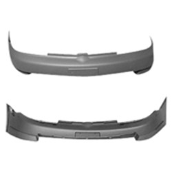 TOYOTA ECHO FRONT BUMPER COVER UPPER PRIMED (W/O SPOILER) OEM#5211952990 2000-2002 PL#TO1000204