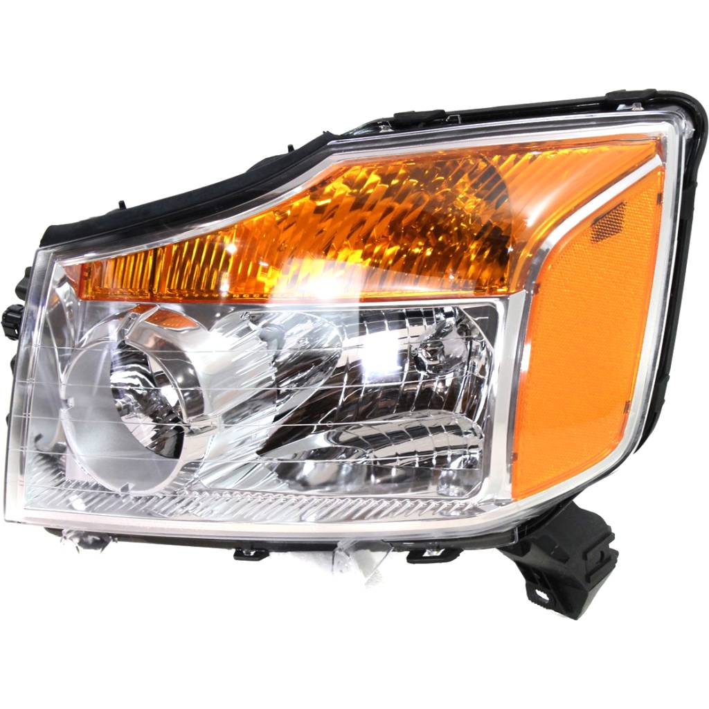 NISSAN TITAN HEAD LAMP ASSY LEFT (Driver Side)**CAPA** OEM#260609FF0A 2008-2015 PL#NI2502168C