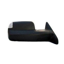 DODGE TRUCKS & VANS DODGE/PU (R2500/3500) DOOR MIRROR RIGHT (Passenger Side) PWR/HTD/SIGNAL/PUDDLE (DUAL GLASS)(TEXT BLACK)(W/TOW PKG) OEM#55372070AM 2010-2011 PL#CH1321315