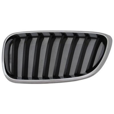 BMW BMW 2 SERIES CONV GRILLE LEFT (Driver Side) CHR/BLK (8 BLACK BAR)(W/SPORT/M SPORT/M MDL) OEM#51137295523 2015-2021 PL#BM1200274