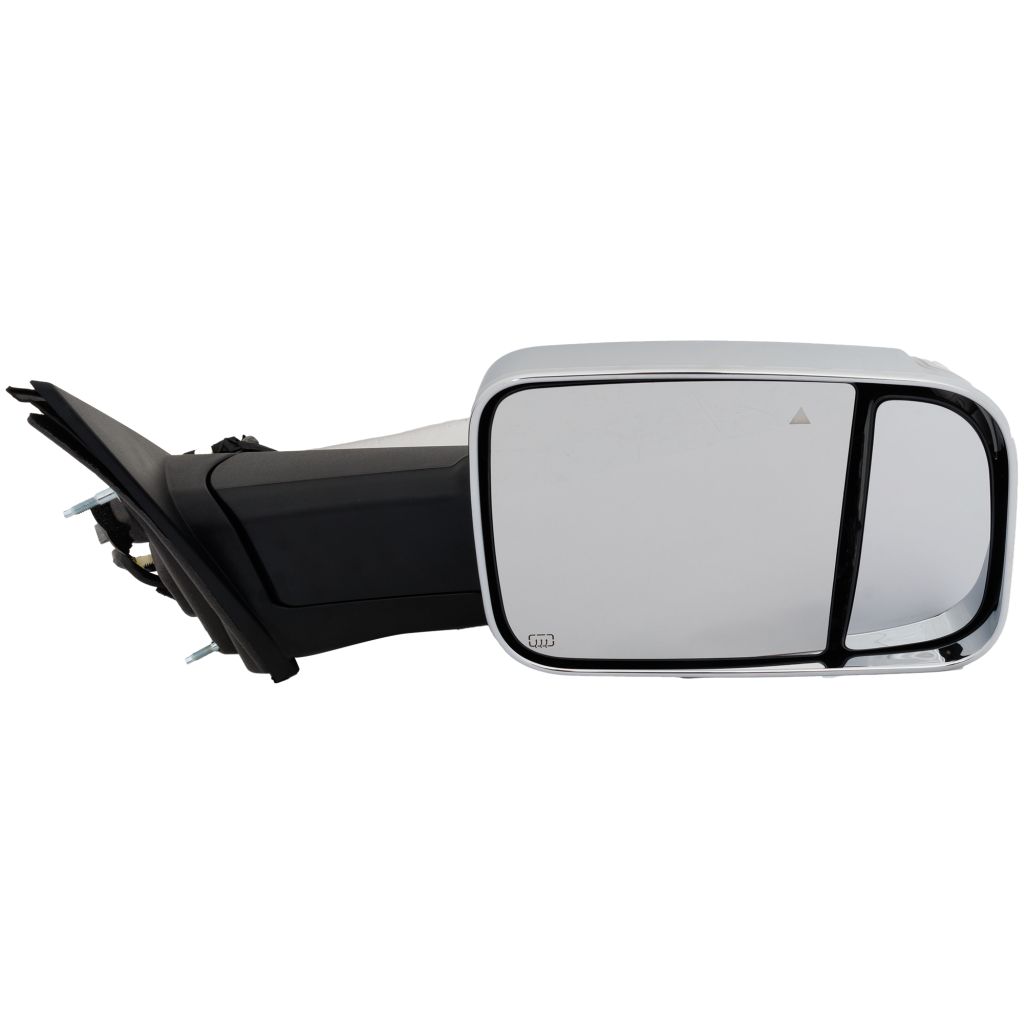 DODGE TRUCKS & VANS DODGE/PU (R1500) DOOR MIRROR RIGHT (Passenger Side) PWR/HTD/SIGNAL/PUDDLE/MEMORY (W/BSD)(CHROME)(W/TOW PKG) OEM#68276478AE 2019-2022 PL#CH1321462