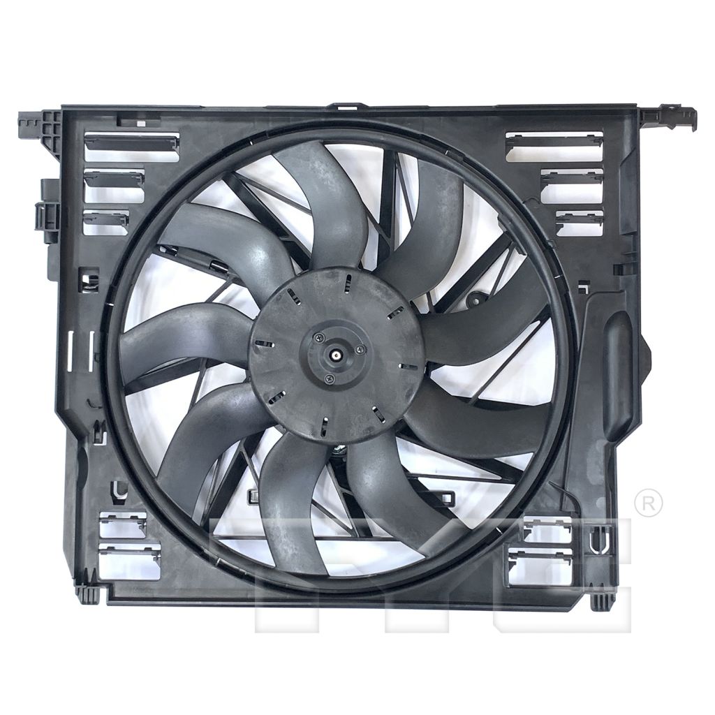 BMW BMW 7 SERIES HYBRID ( 750 HYBRID) RADIATOR & A/C FAN ASSY (SINGLE FAN) OEM#17427647652 2013-2015 PL#BM3115119