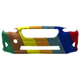 SUBARU CROSSTREK FRONT BUMPER COVER PRM/LWR-TXT (EXC SPORT) **CAPA** OEM#57704FL030 2021-2023 PL#SU1000195C