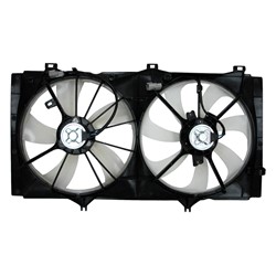 TOYOTA CAMRY RADIATOR & A/C FAN ASSEMBLY (L4)(A/T)(WO/TOW PKG)(DUAL FAN) OEM#163630H070-PFM 2010-2011 PL#TO3115164